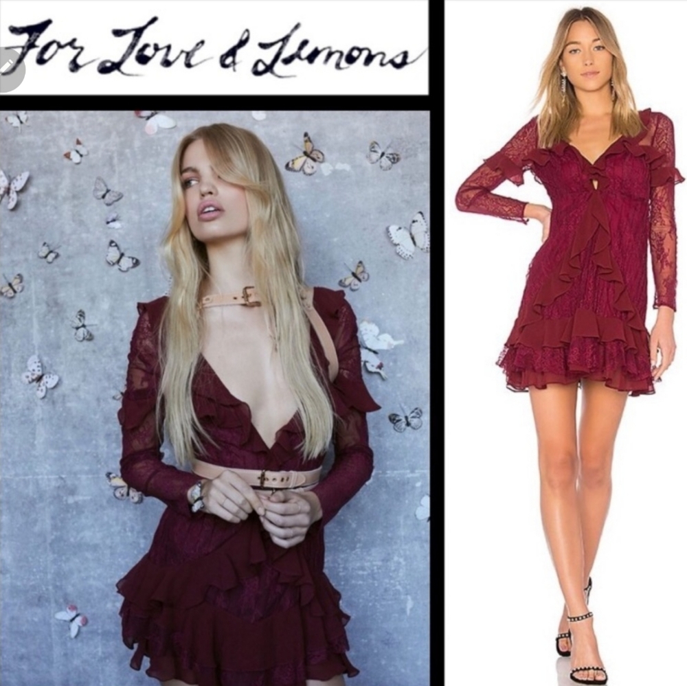🍋For Love and Lemons Daphne Dress